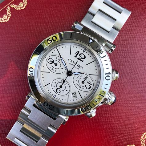 pasha cartier mens watch|cartier pasha 42mm chronograph.